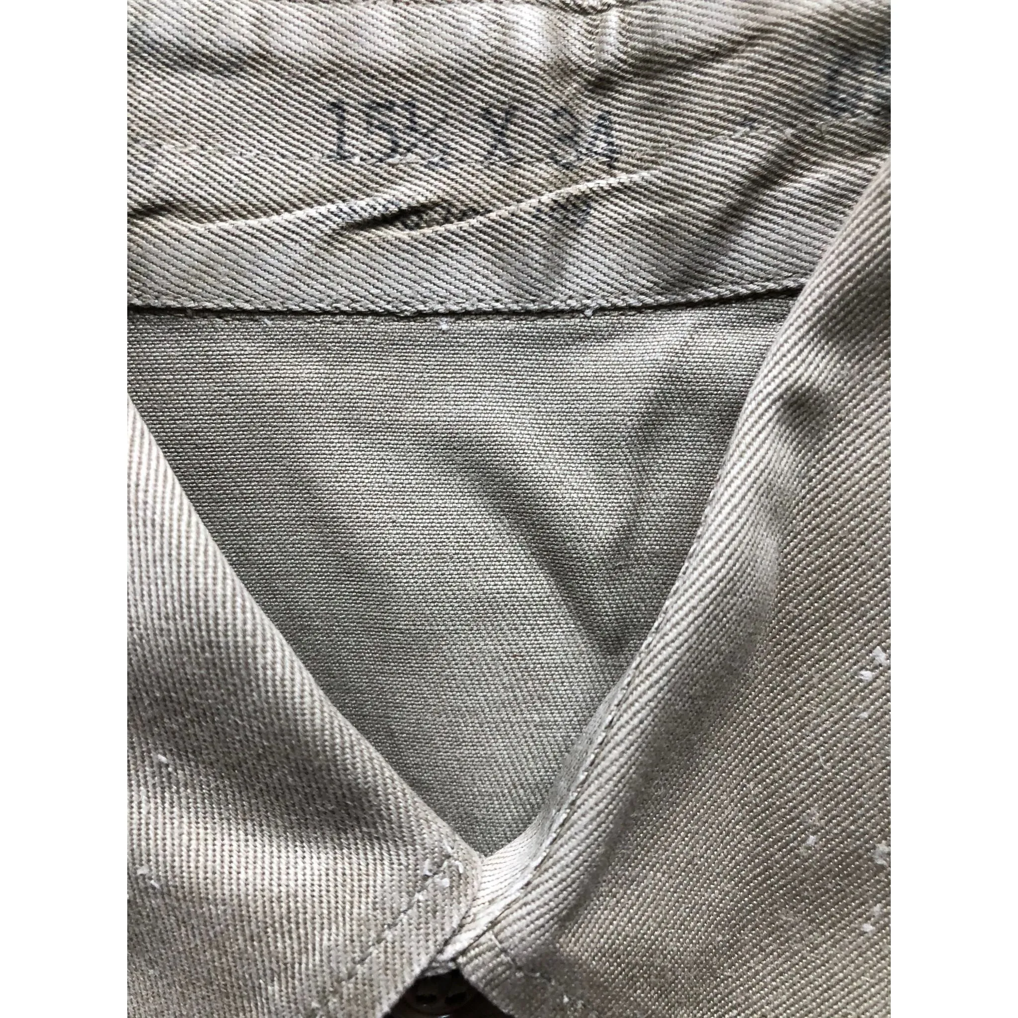 1962 Vietnam War Short Sleeve Khaki Officer Dress Shirt