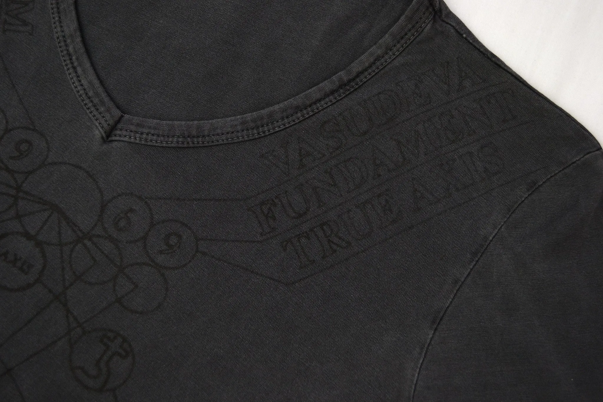 2004 Vintage Overdyed Jersey T-shirt with Enlightenment Print