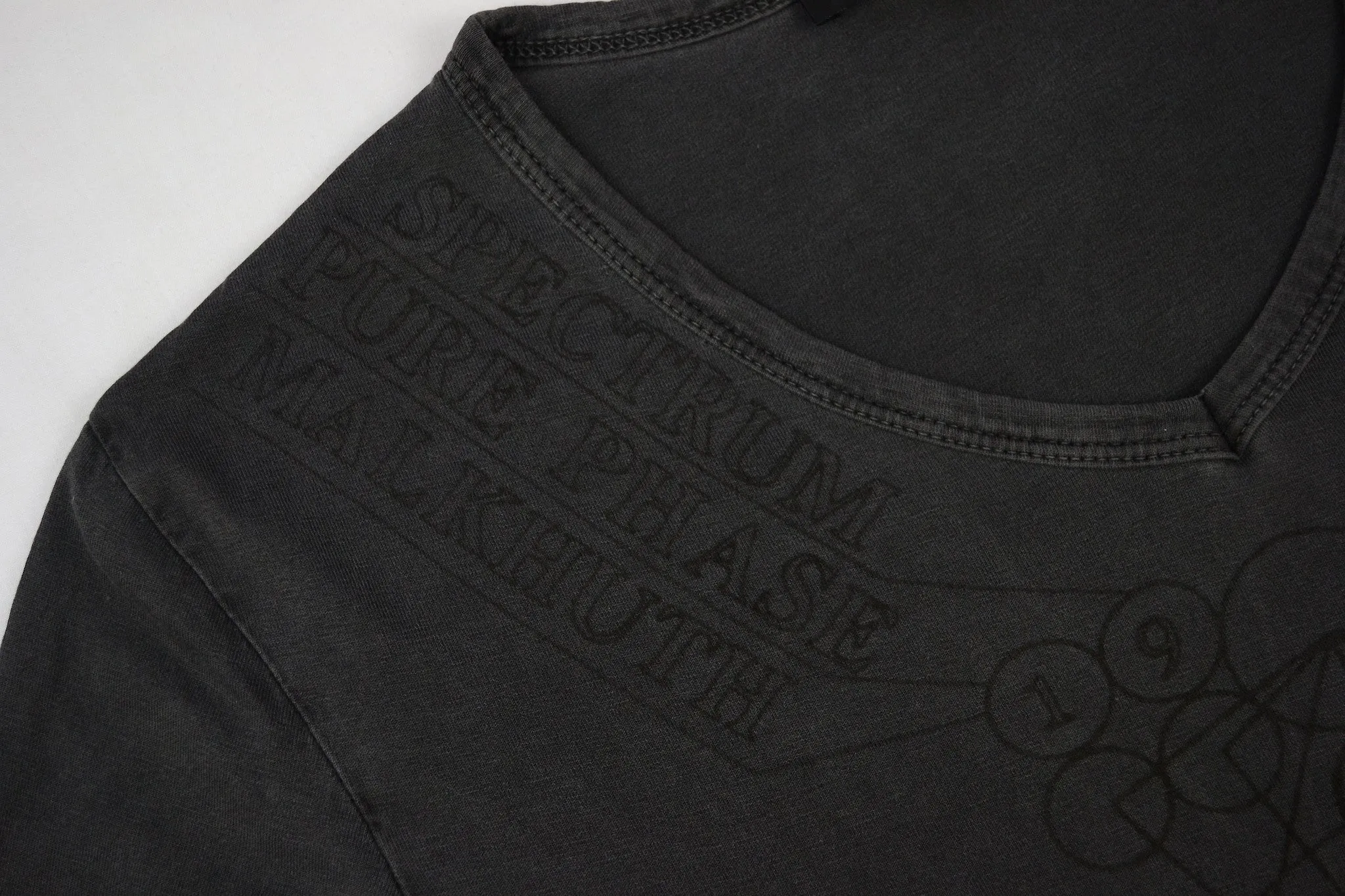2004 Vintage Overdyed Jersey T-shirt with Enlightenment Print