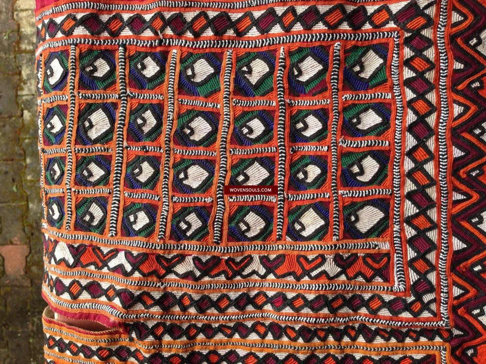 454 Vintage Embroidered Dress Front - Kutch / Sindh