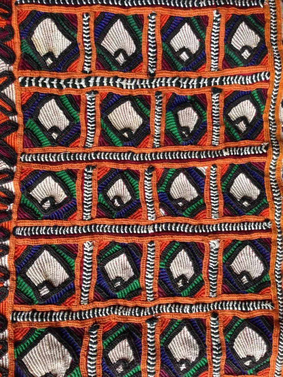454 Vintage Embroidered Dress Front - Kutch / Sindh