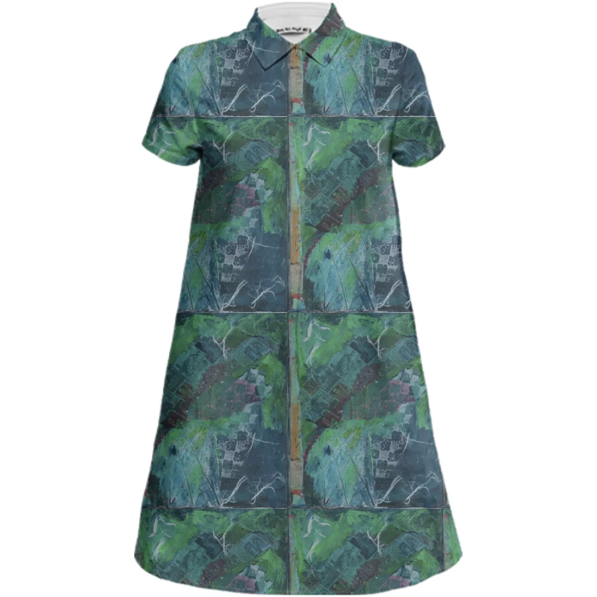 6380 Color Study Shirt Dress