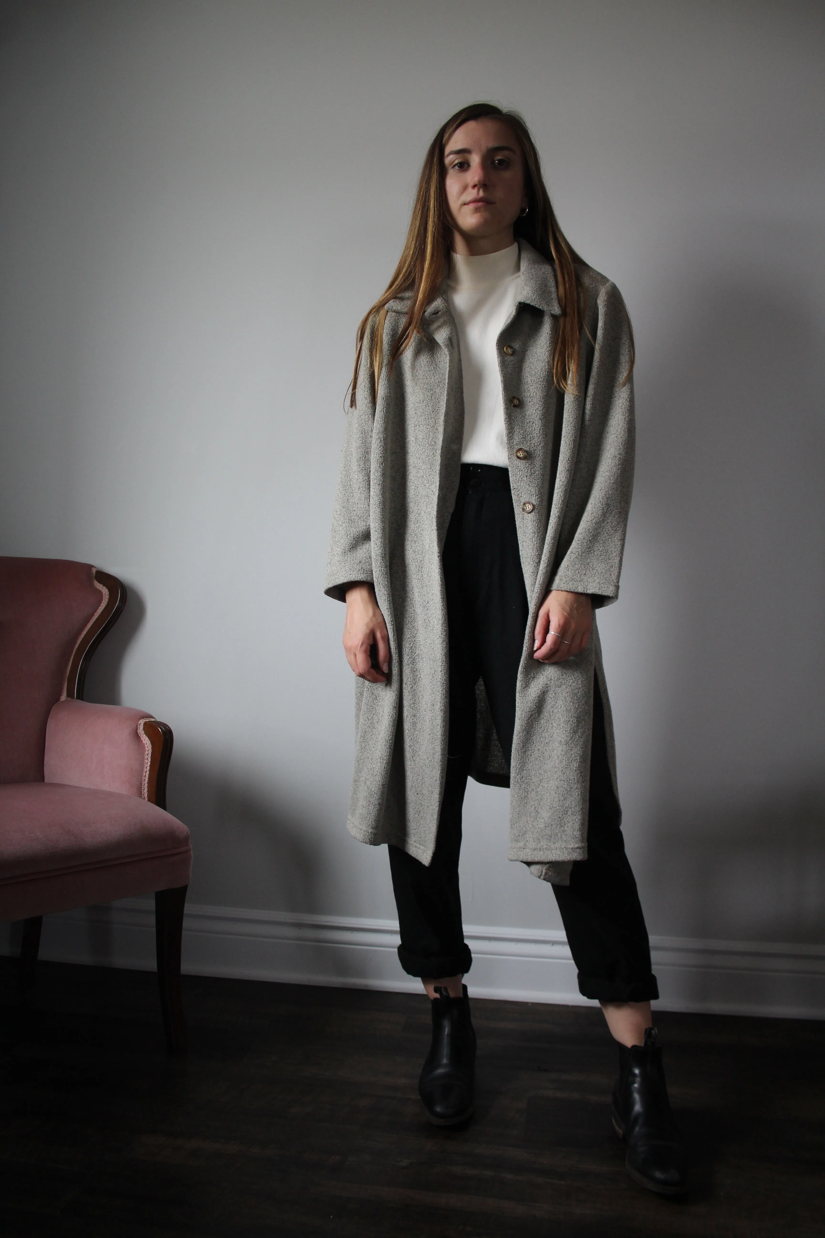 90s Cozy Knit Duster M-XL