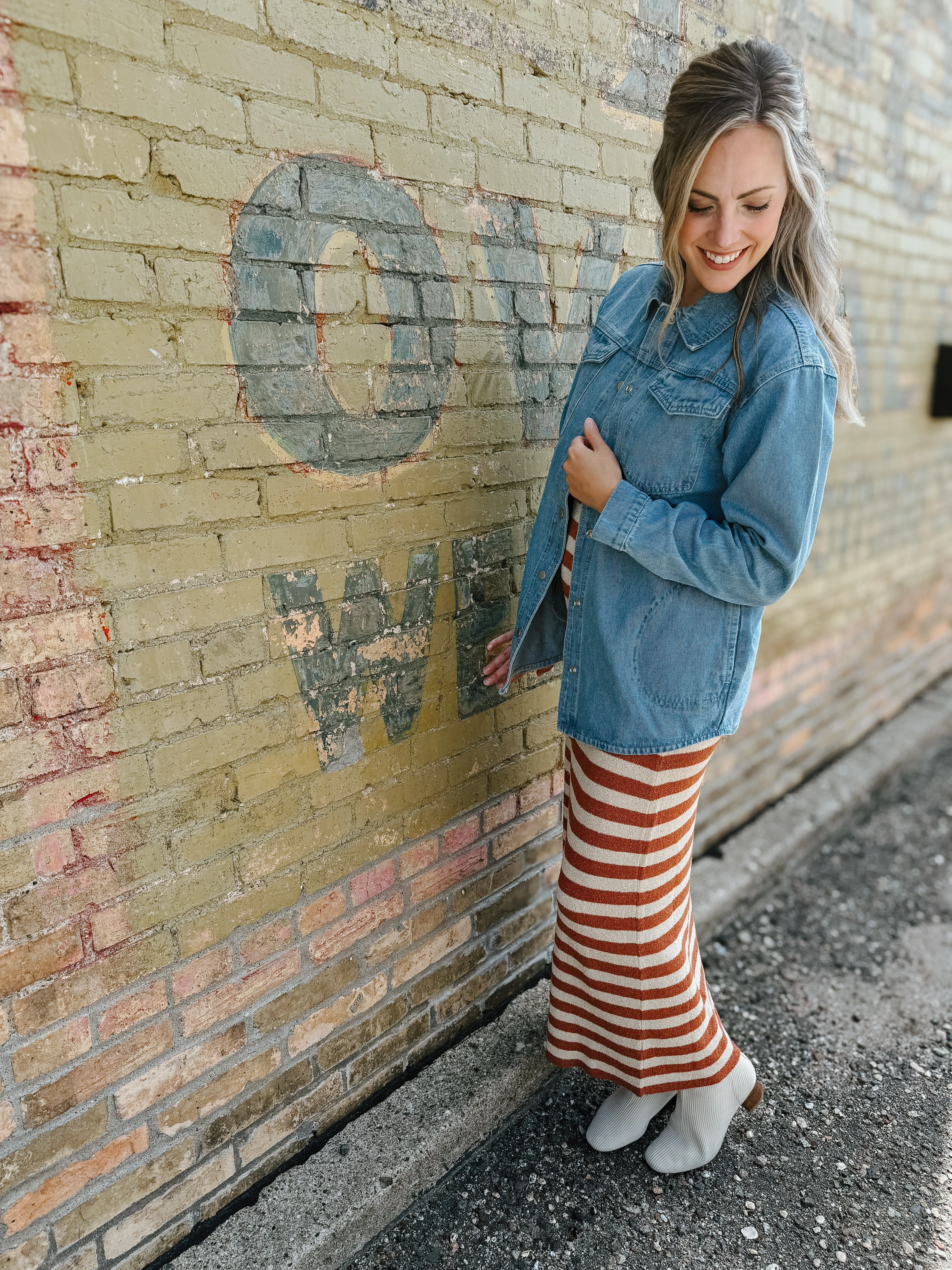 Adeline Denim Shacket