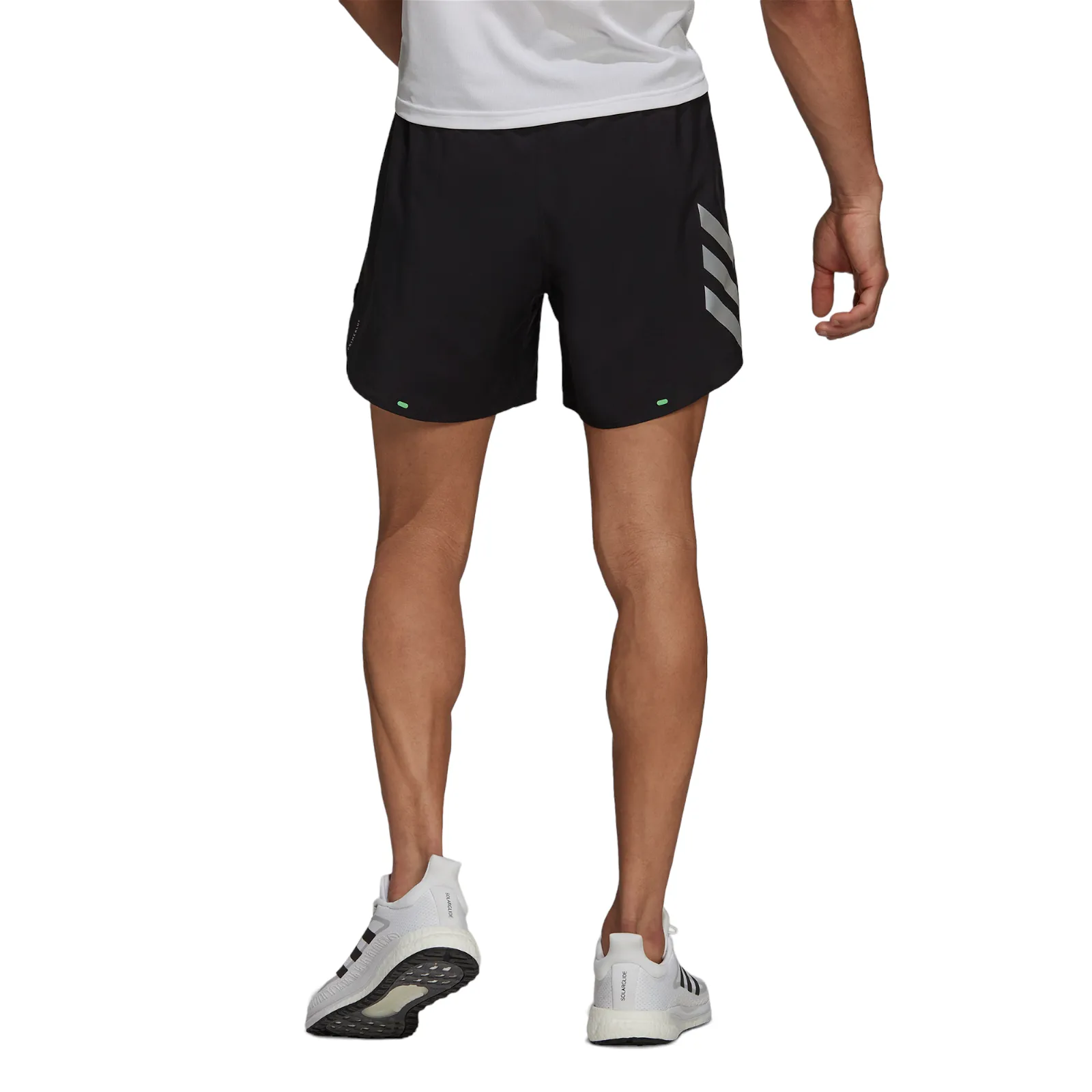 adidas Fast 2-in-1 Primeblue Shorts - Black / Semi Screaming Green