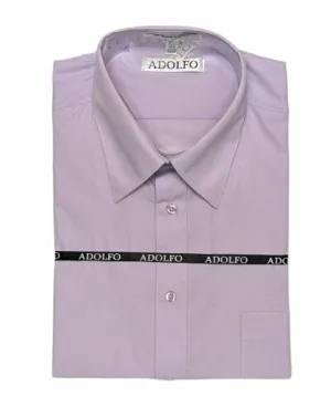 ADOLFO REGULAR FIT DRESS SHIRT - Lavender