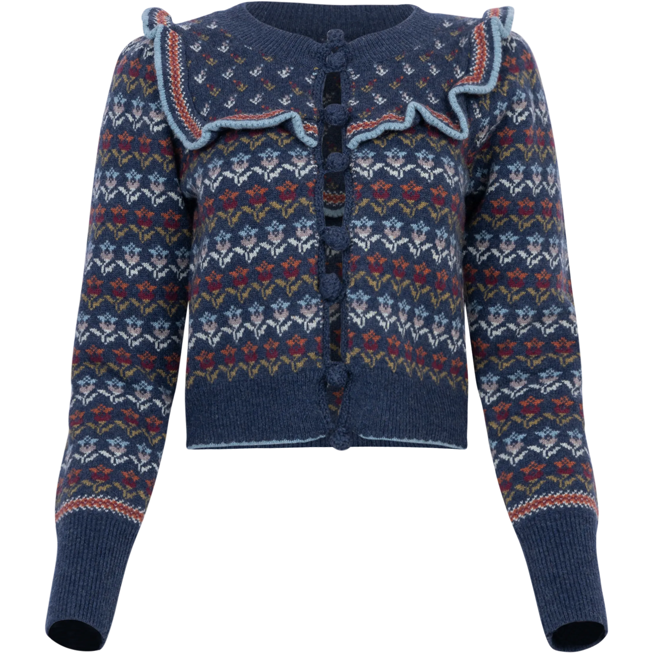 Anna Knits L/Slv Cardigan - Multi
