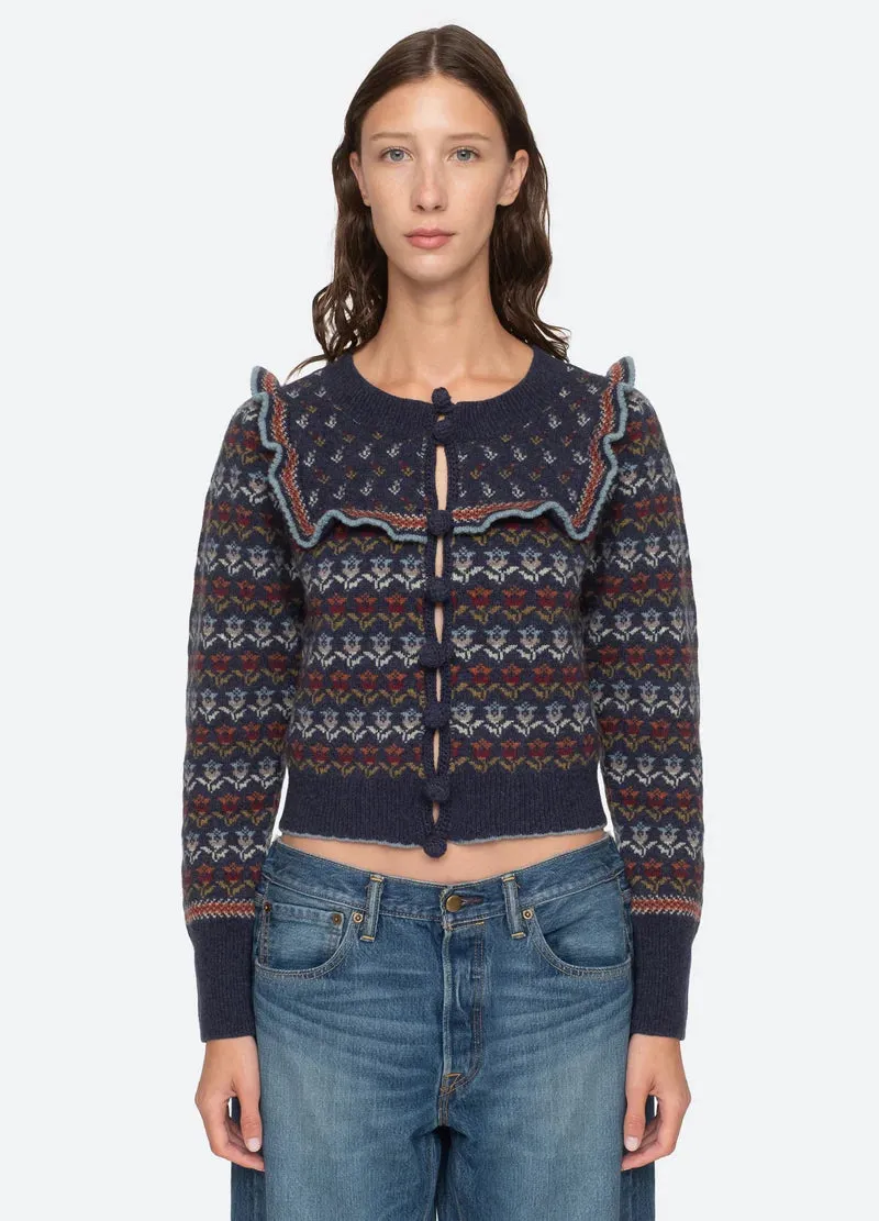 Anna Knits L/Slv Cardigan - Multi