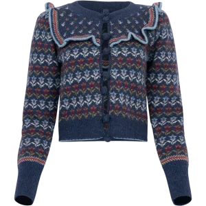 Anna Knits L/Slv Cardigan - Multi