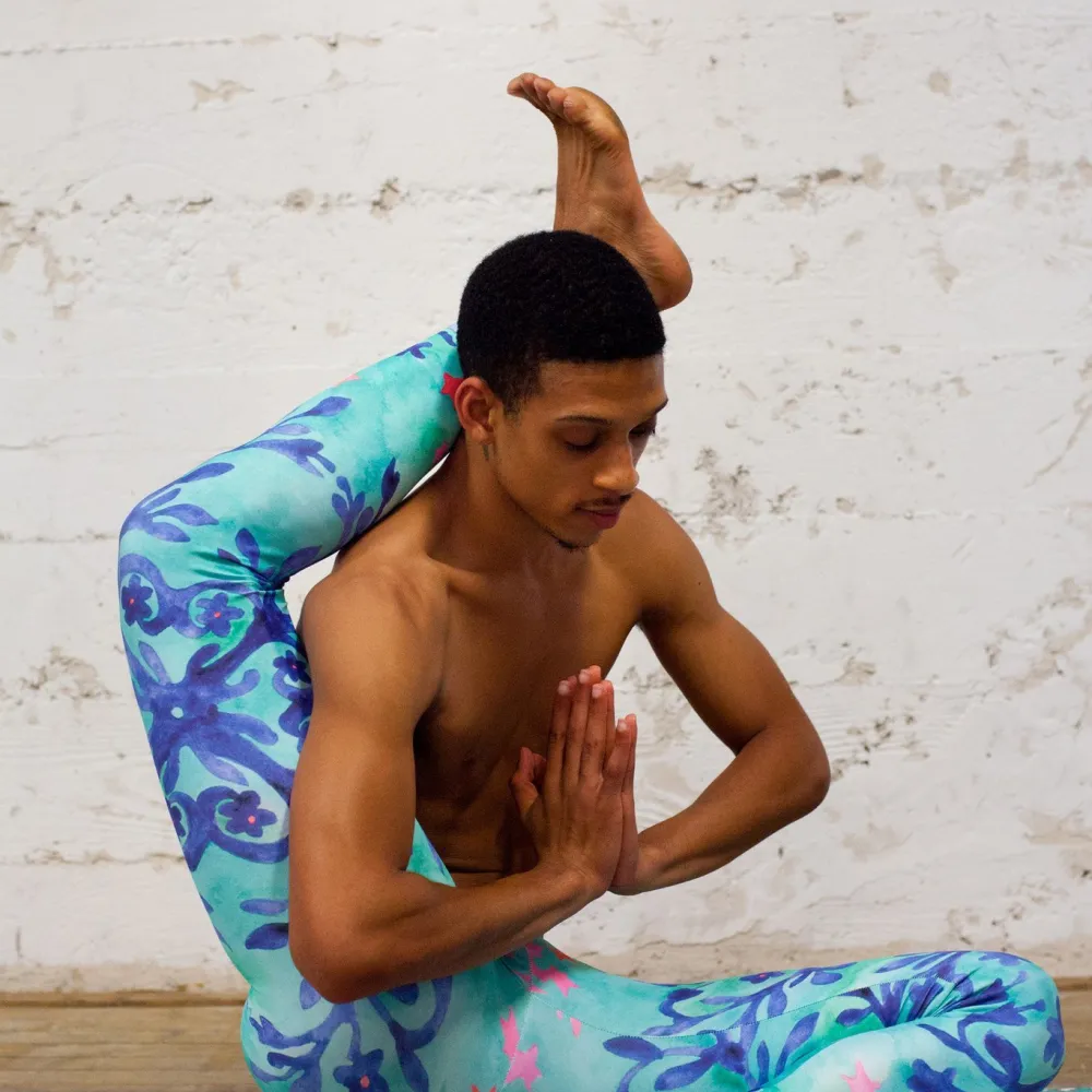 Aqua Aloha Leggings