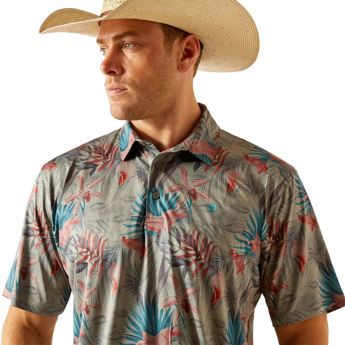 Ariat Men's Charger 2.0 Printed Polo - Sale