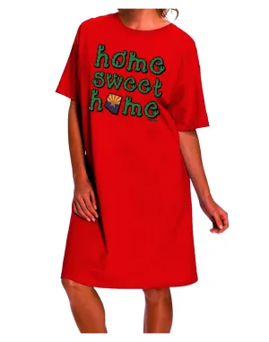 Arizona-themed Cactus and State Flag Adult Night Shirt Dress by TooLoud for a Cozy Home