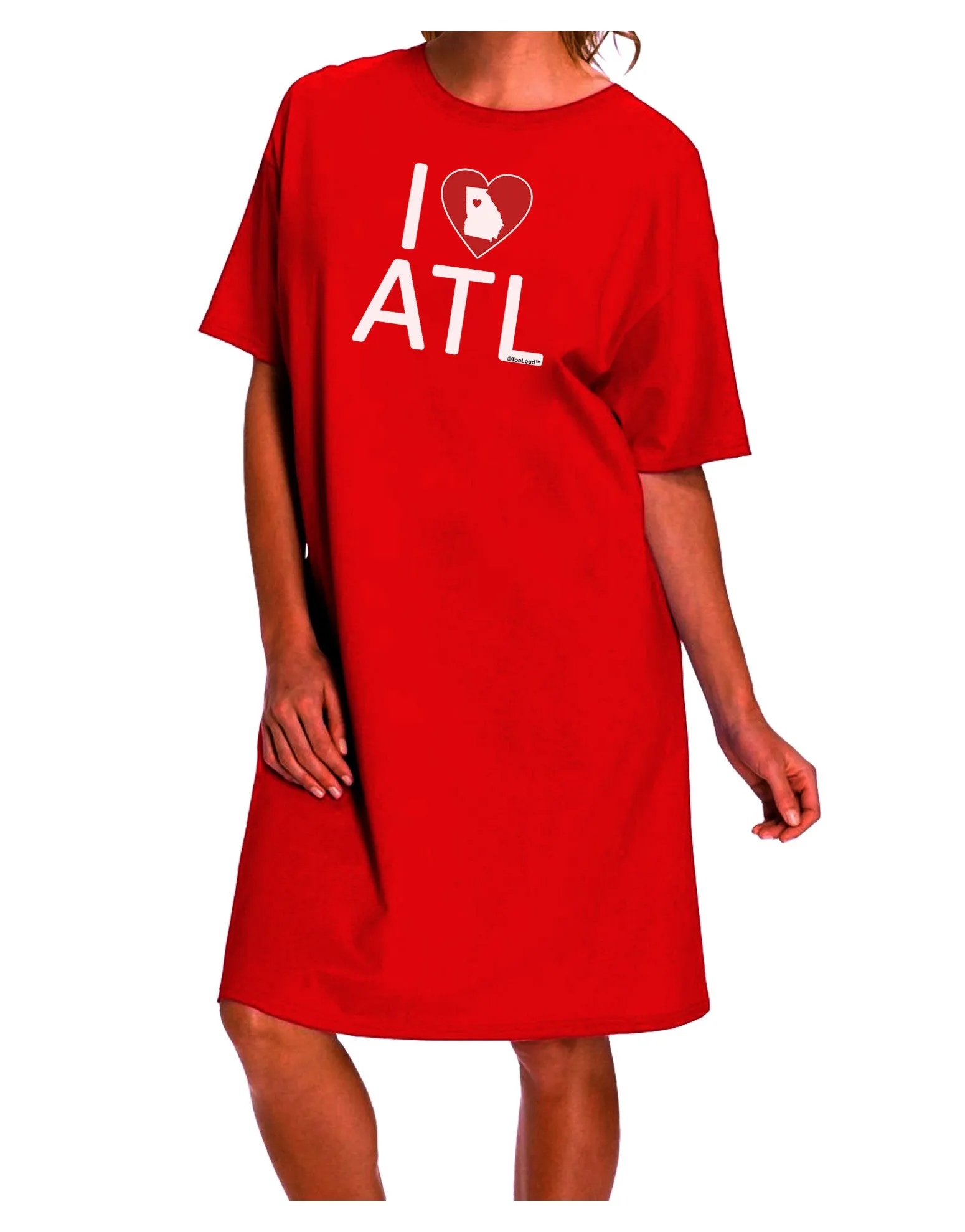 Atlanta Adult Night Shirt Dress - A Stylish and Comfortable Choice for Nightwear