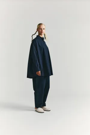 ATOMLESS LESS SHIRT - COT - NAVY