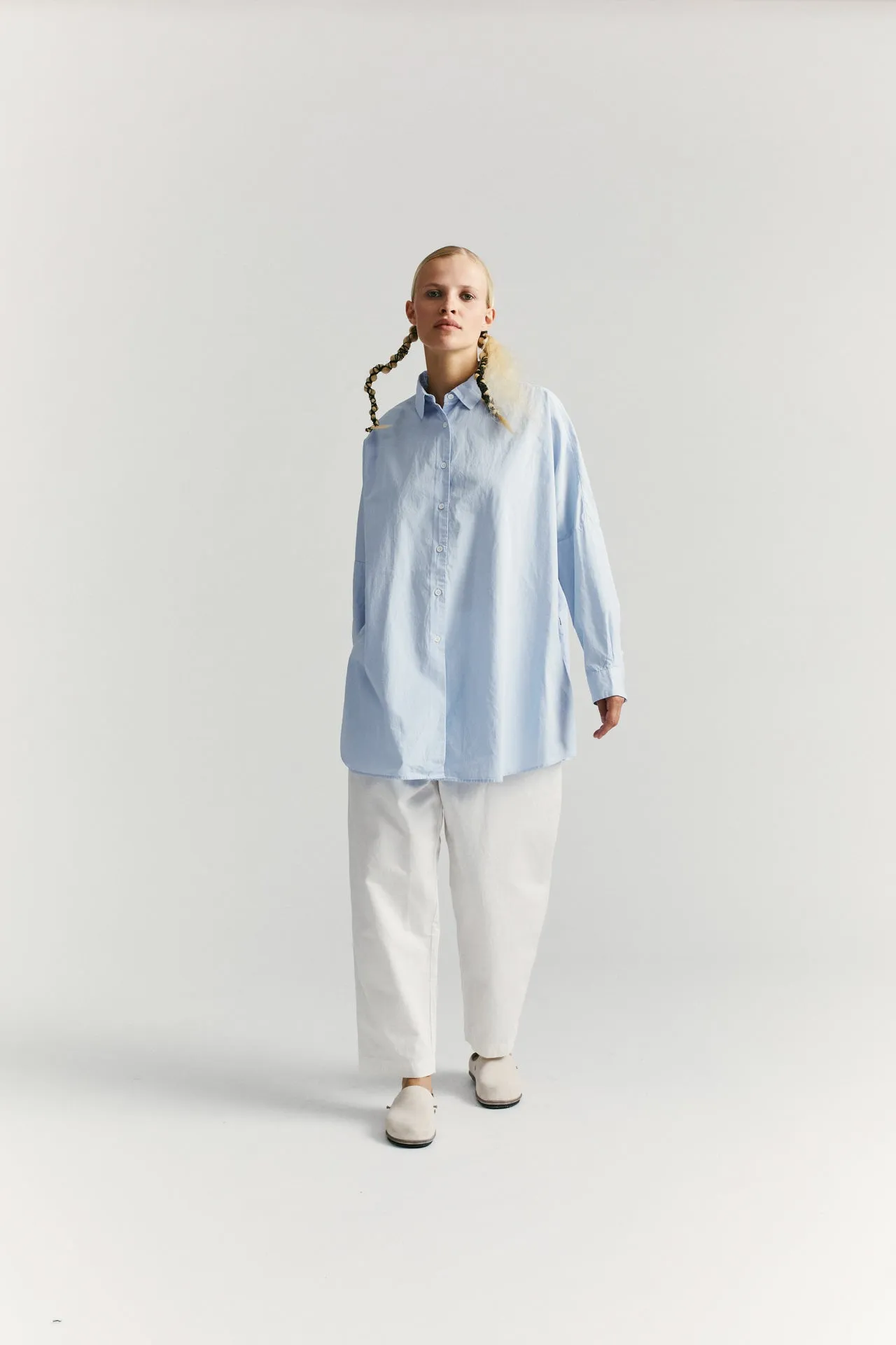 ATOMLESS LESS SHIRT - COT - SKY