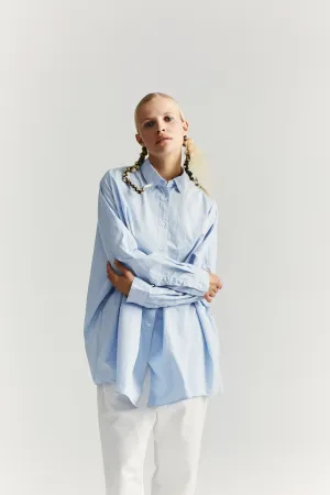 ATOMLESS LESS SHIRT - COT - SKY