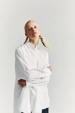ATOMLESS LESS SHIRT - COT - WHITE