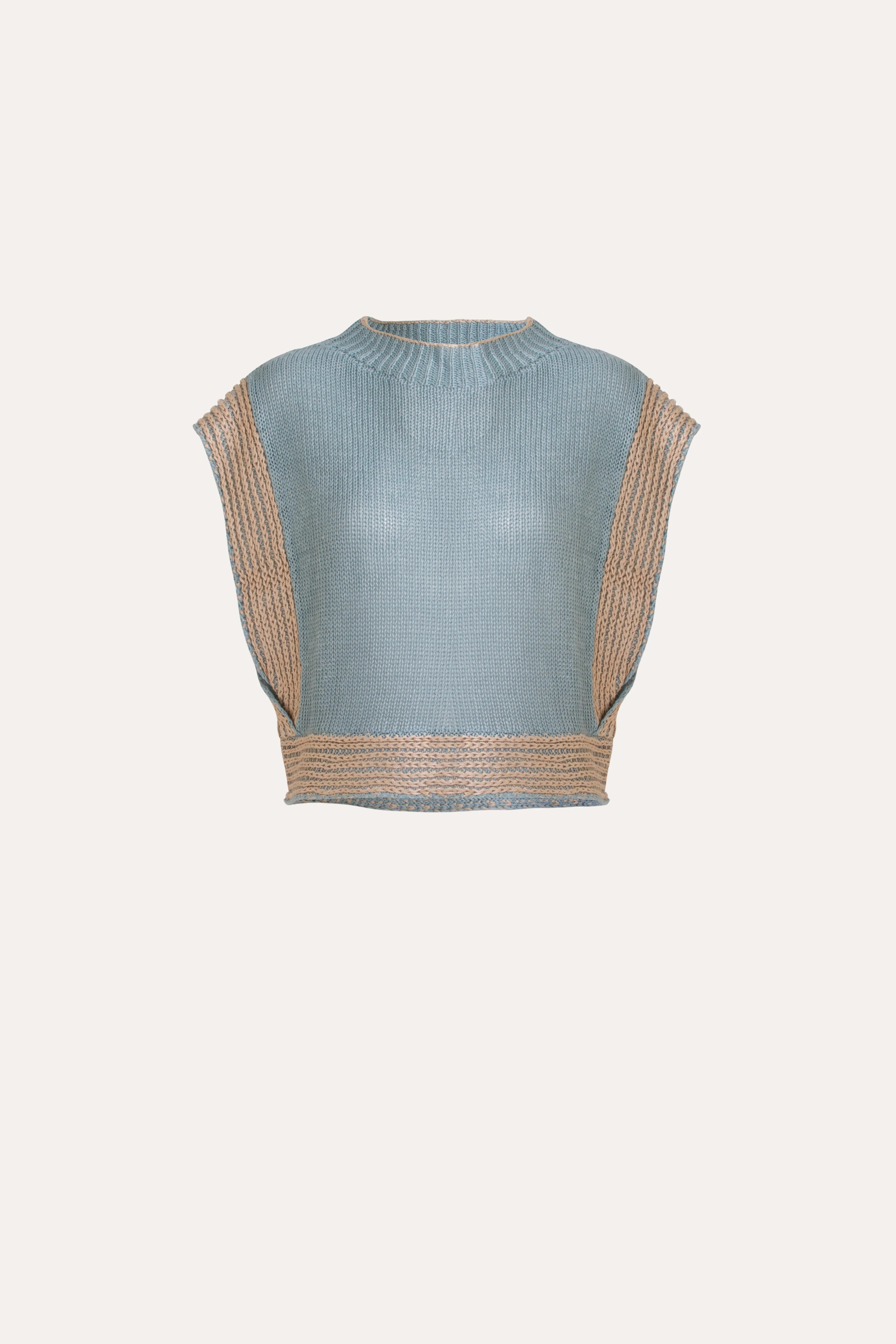 Avril Linen Knit Vest