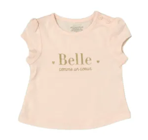 Baby Girl Shirt - Pink Belle