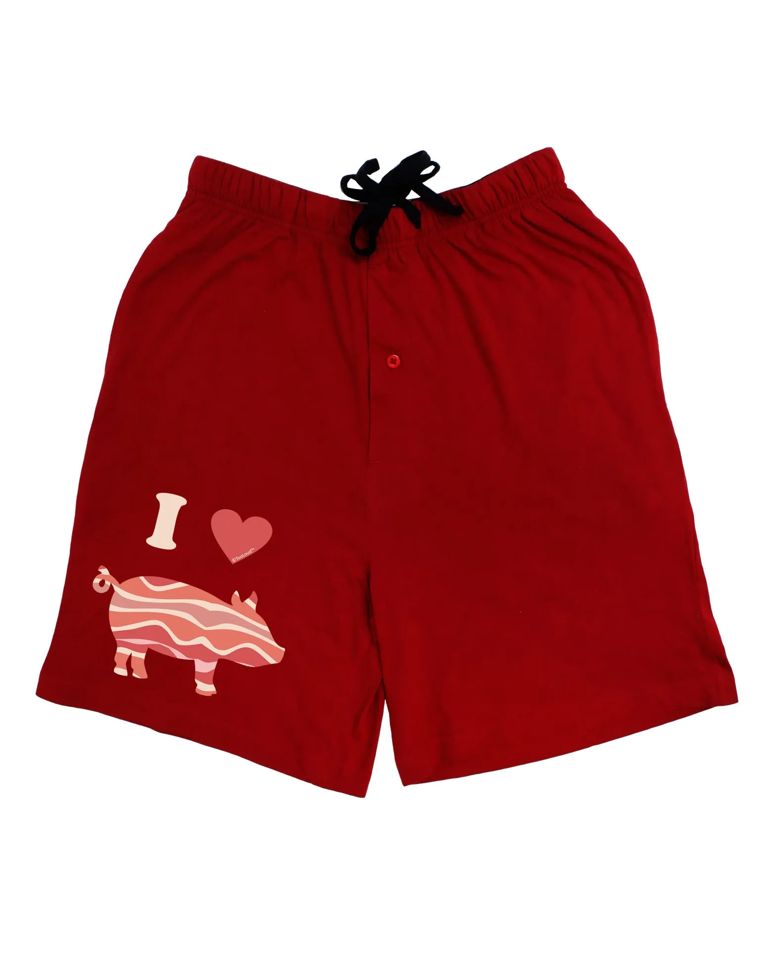 Bacon Pig Silhouette Adult Night Shirt Dress: A Delightful Addition to Your Wardrobe, Exclusively by TooLoud