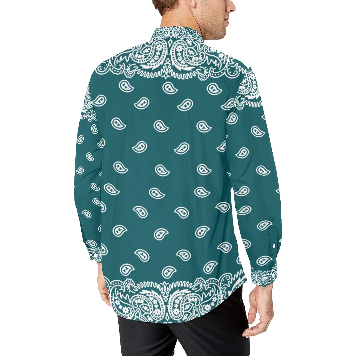 BANDANA FULLY Men's Casual Dress Shirt