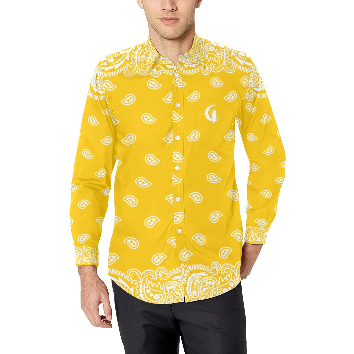 BANDANA FULLY Men's Casual Dress Shirt