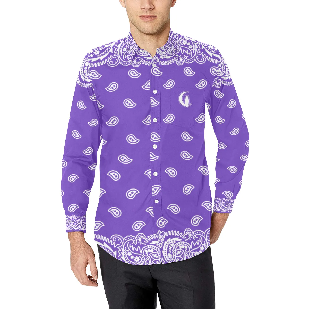 BANDANA FULLY Men's Casual Dress Shirt