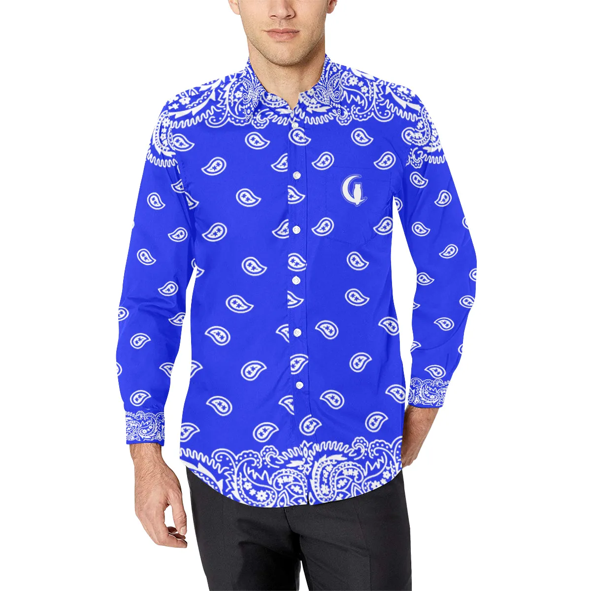 BANDANA FULLY Men's Casual Dress Shirt