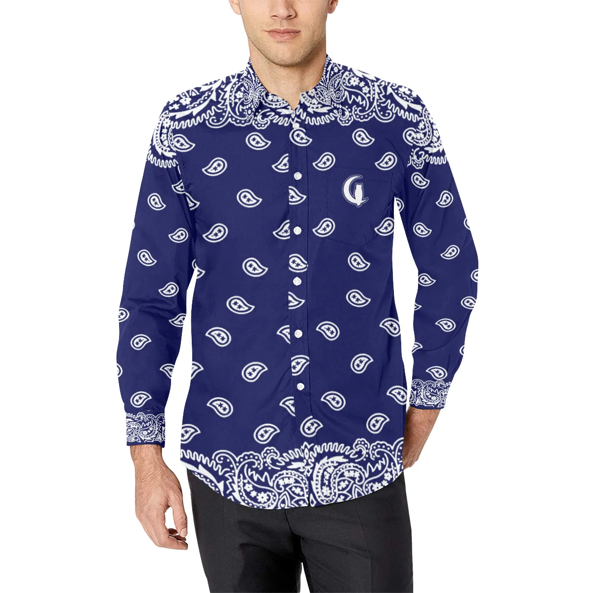 BANDANA FULLY Men's Casual Dress Shirt