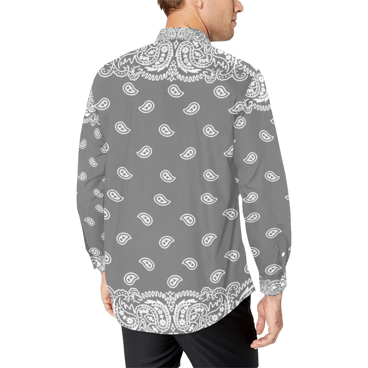 BANDANA FULLY Men's Casual Dress Shirt