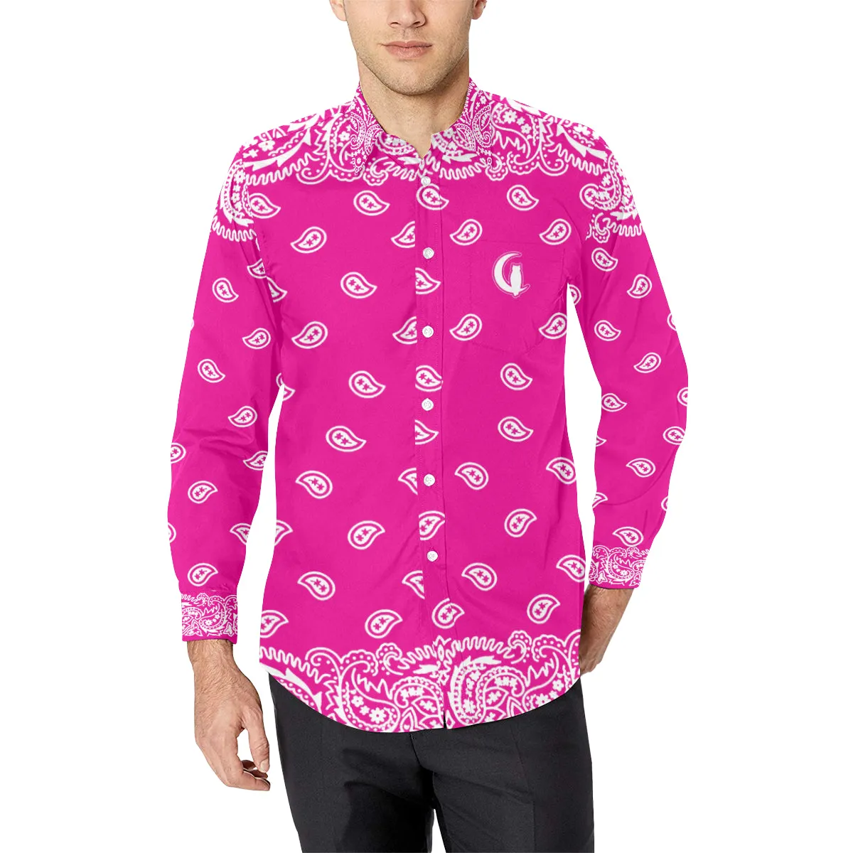 BANDANA FULLY Men's Casual Dress Shirt