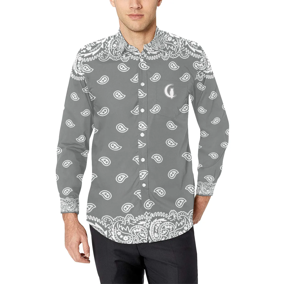 BANDANA FULLY Men's Casual Dress Shirt