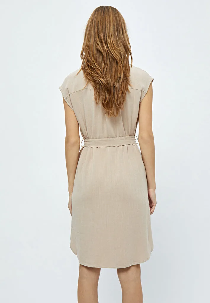 Belis Shirt Dress - Sandshell