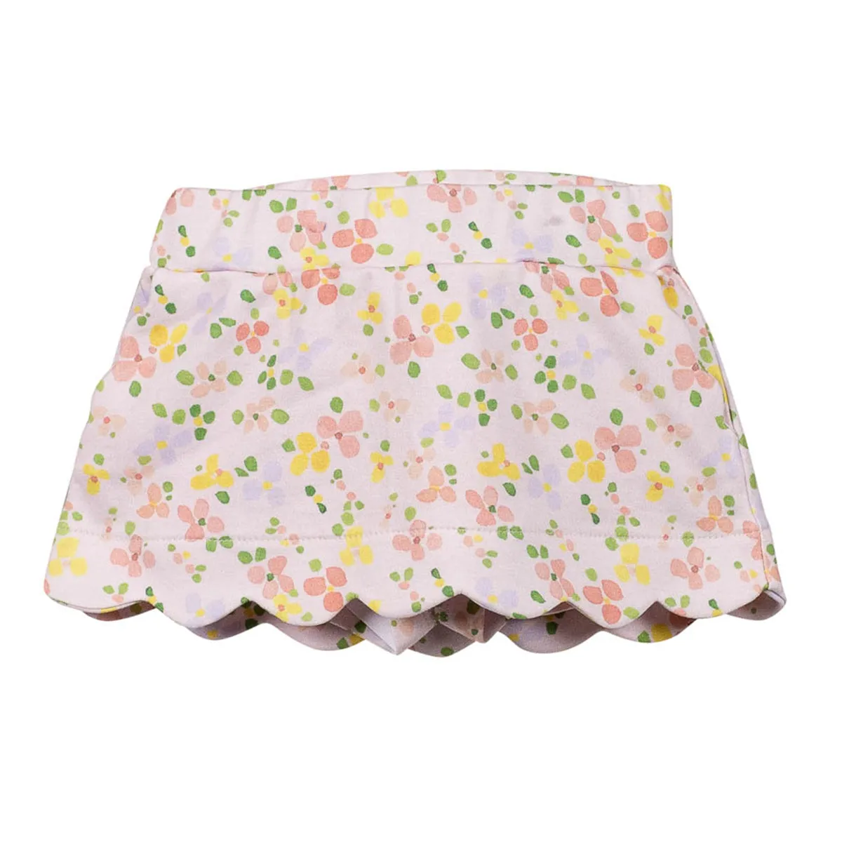 Betty Floral Scalloped Skort