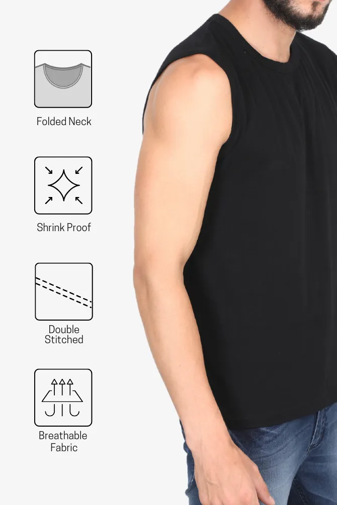Black Vest for men