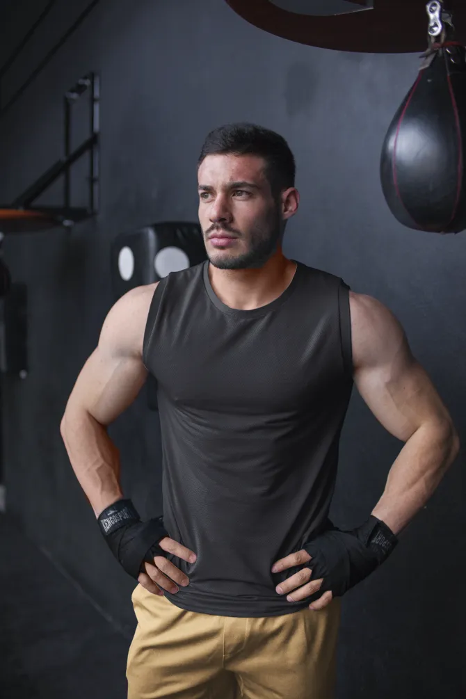 Black Vest for men