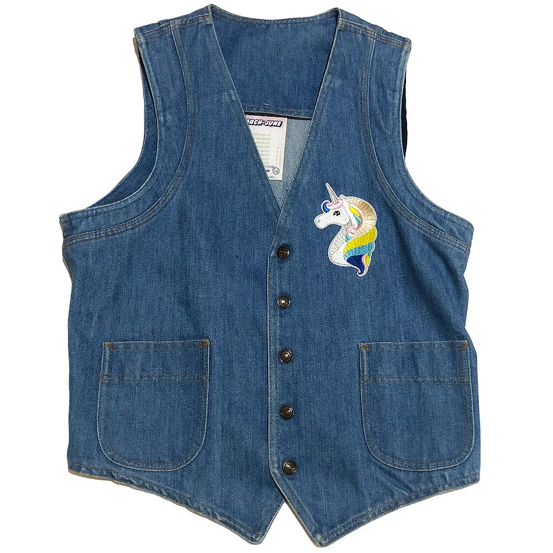 Blim Reworked Vintage Denim Vest