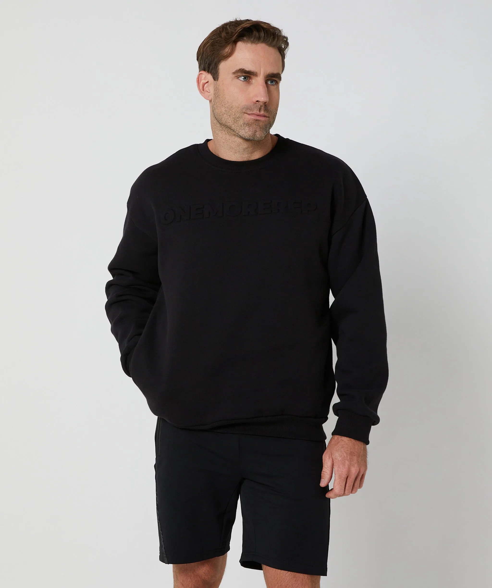 Boss Crewneck Jumper (Black) by OneMoreRep