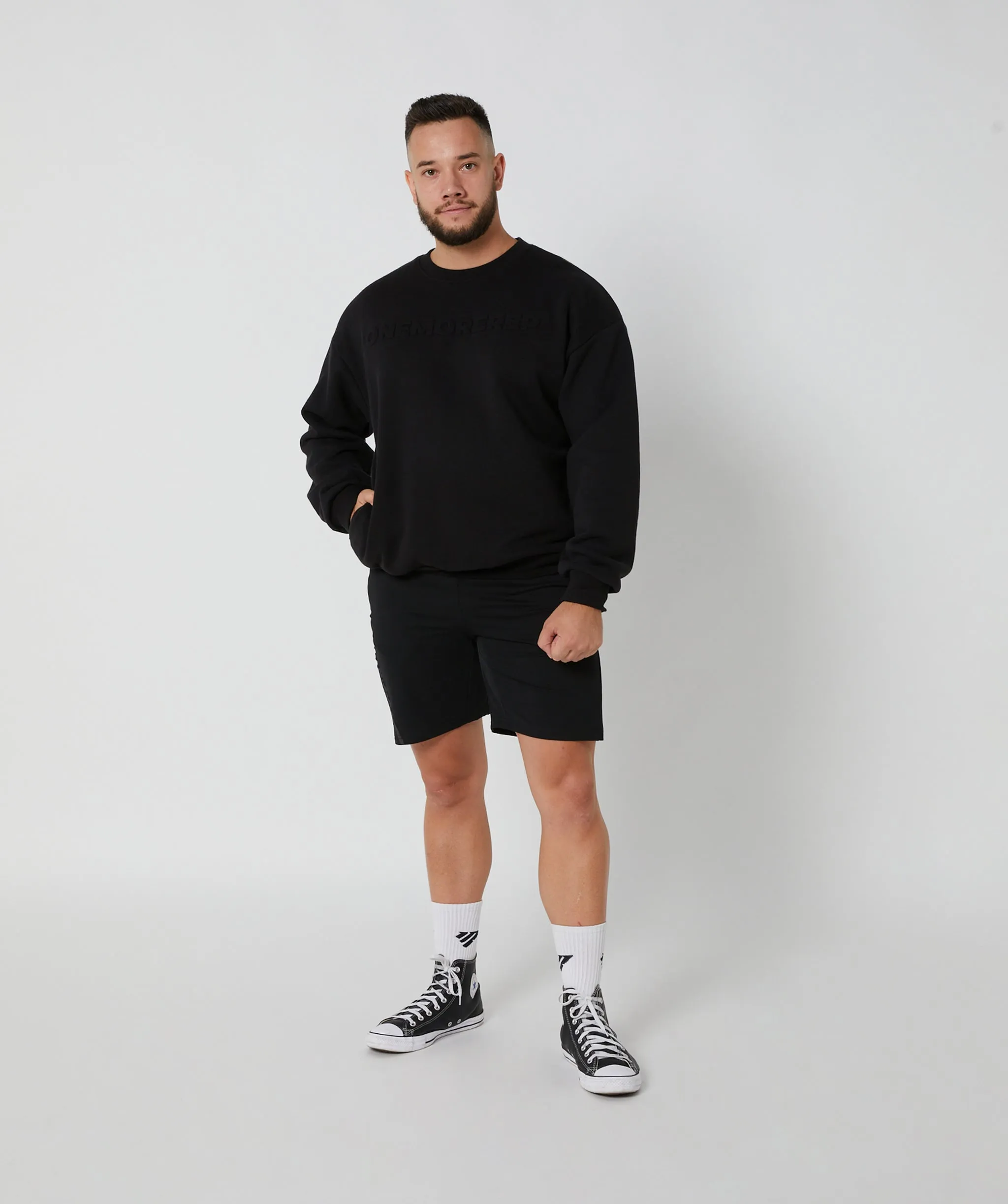 Boss Crewneck Jumper (Black) by OneMoreRep