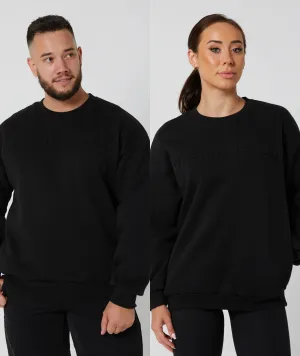 Boss Crewneck Jumper (Black) by OneMoreRep