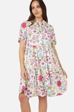 Bouquet Shirt Dress