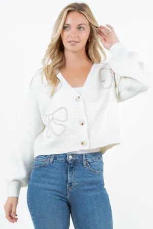 Bow Detail Cardigan