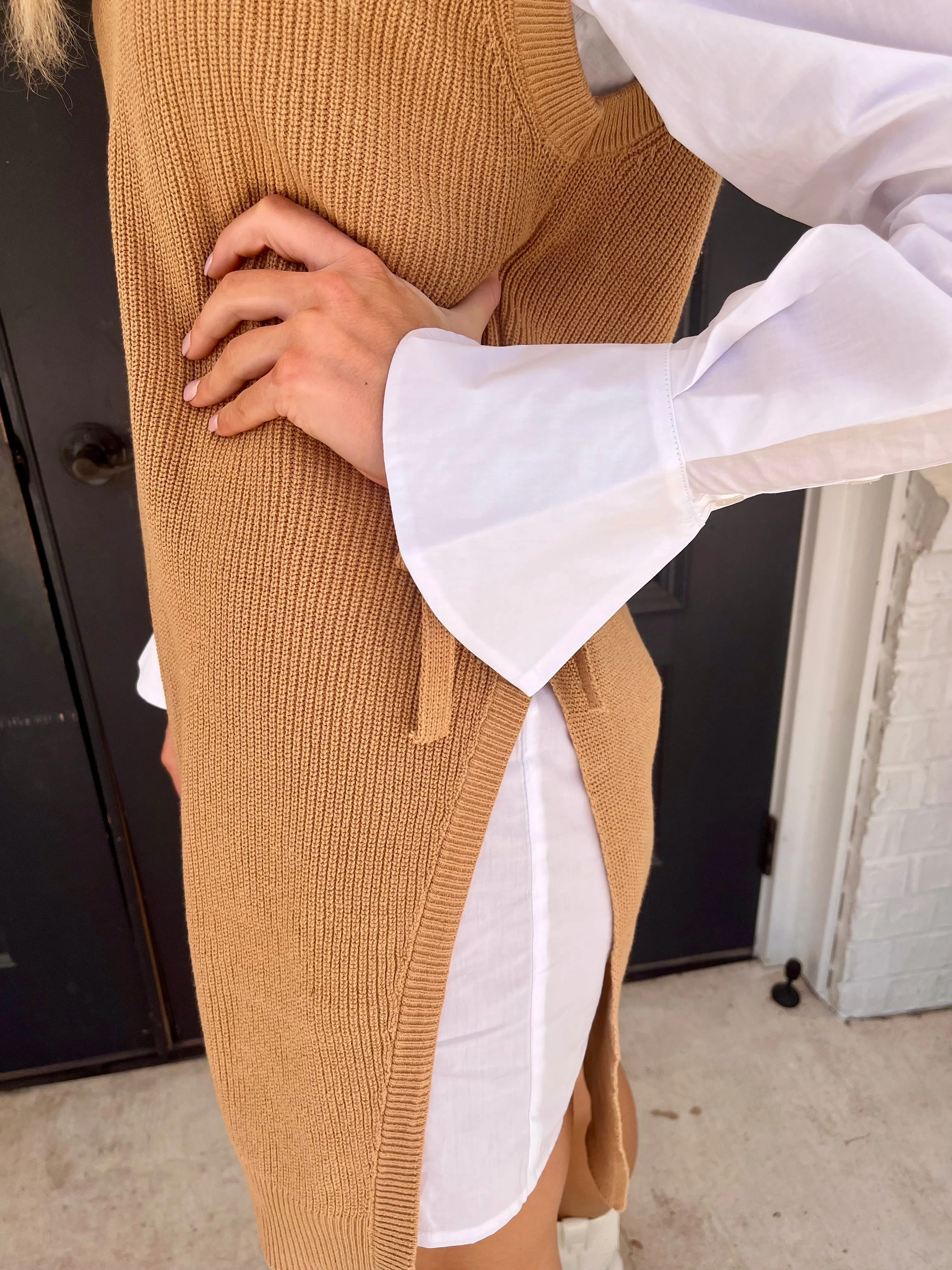 Brown Sugar Smiles Sweater Dress