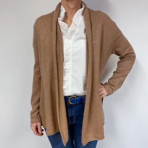 Butterscotch Brown Cashmere Cardigan Medium