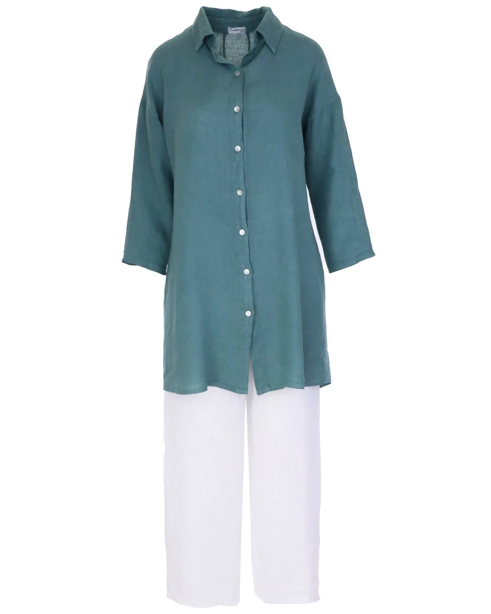 Cadenza Long Linen Shirt