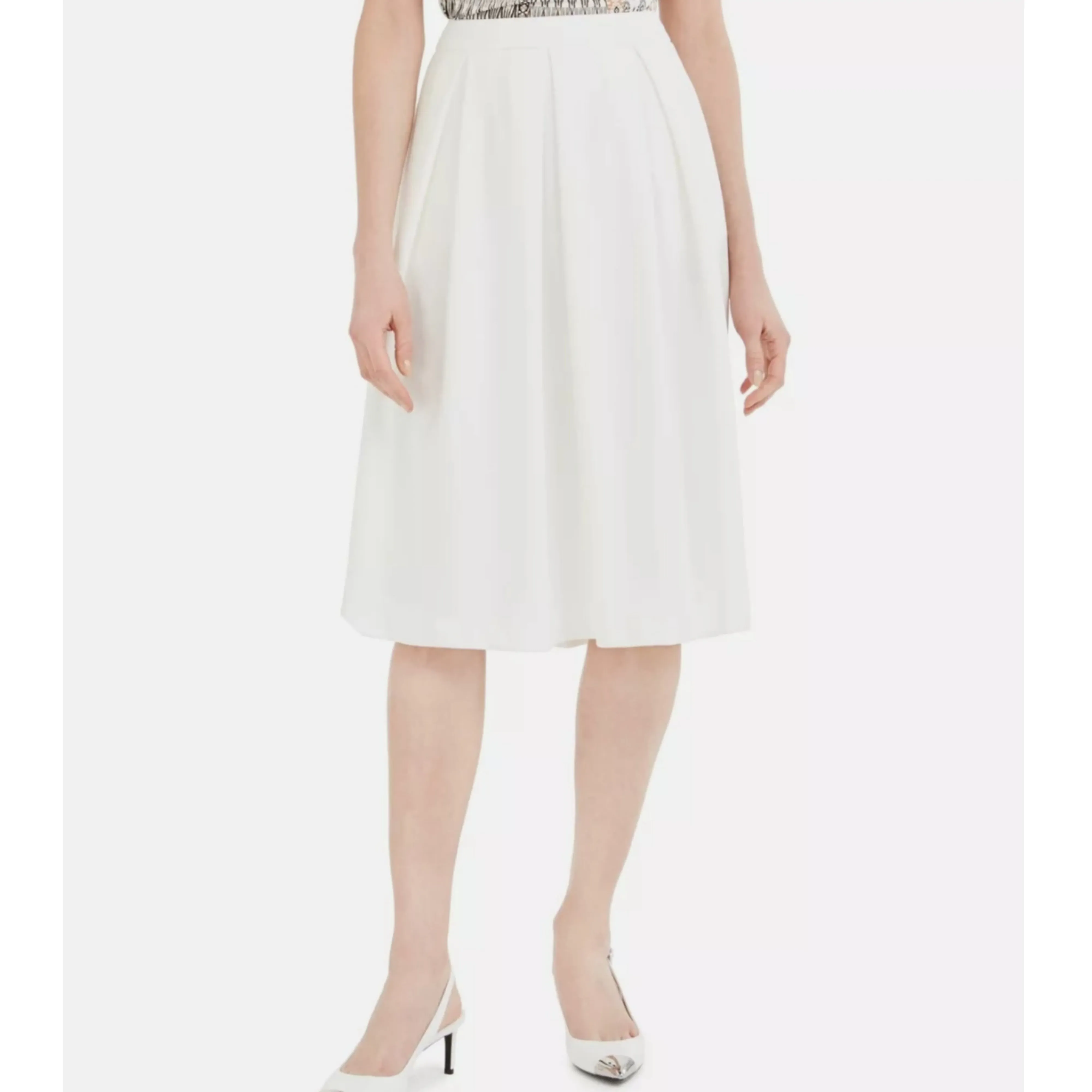 CALVIN KLEIN Crepe Midi Skirt
