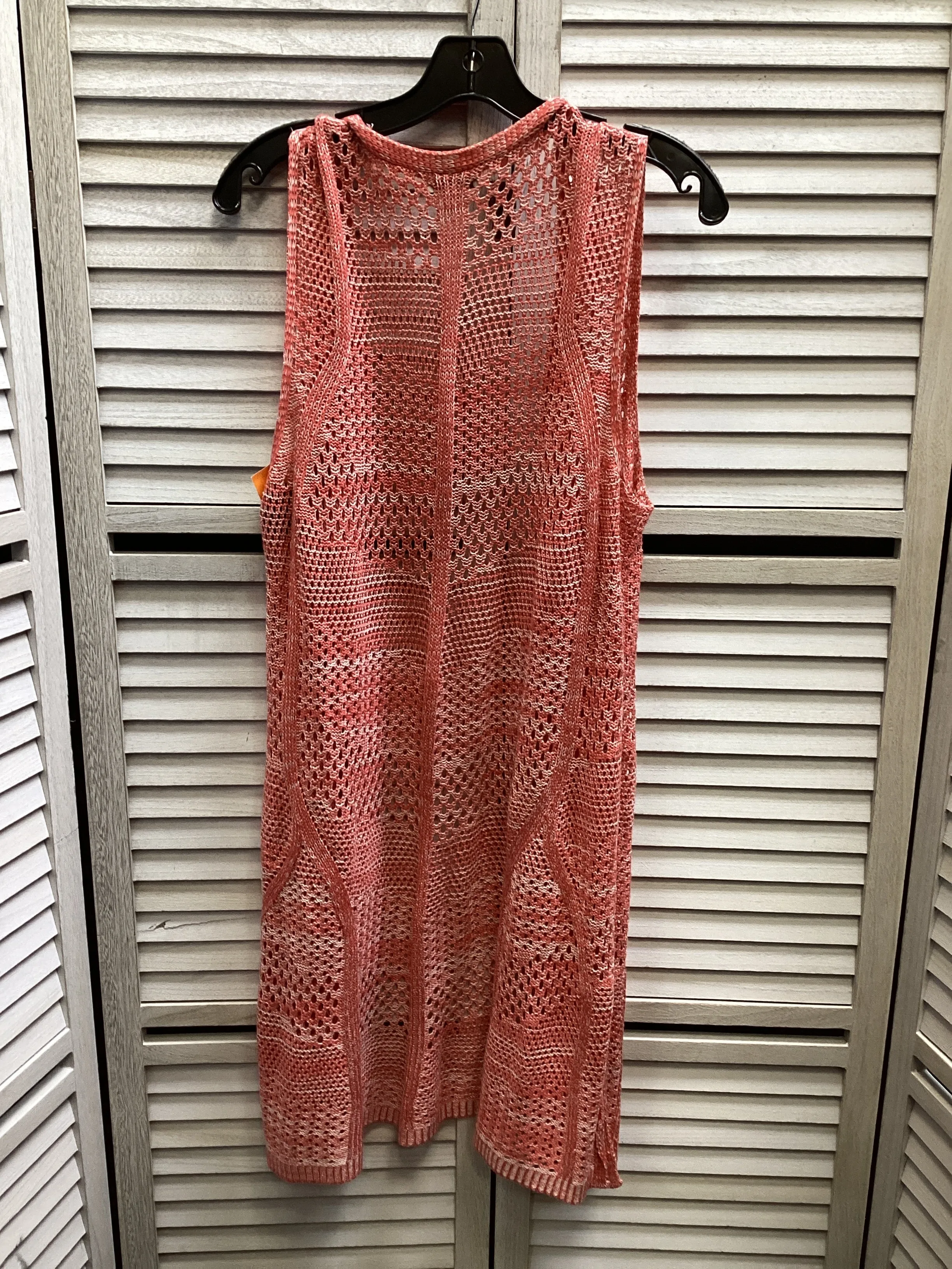 Cardigan By Clothes Mentor In Pink, Size: 18