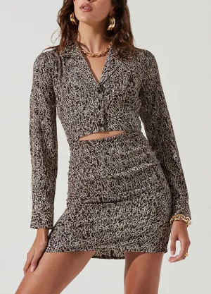 Center Cutout Shirt Dress
