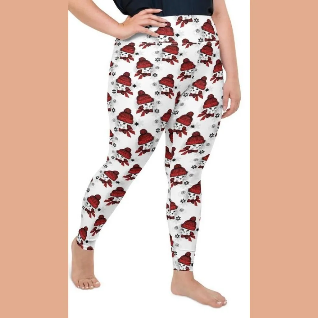 Christmas Kitties Plus Size Leggings