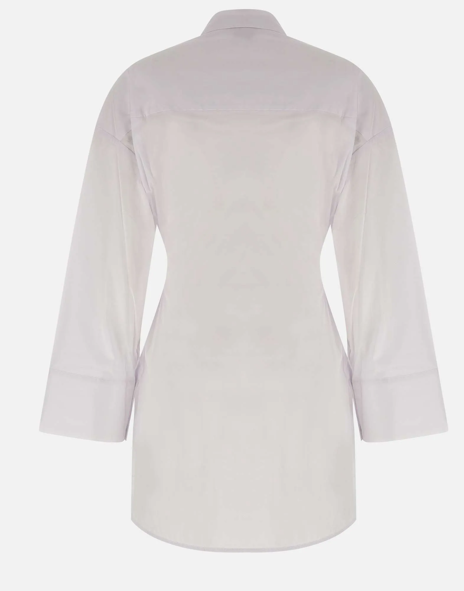 Cindy White Cotton Shirt Dress